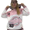 felpa con cappuccio felpata california